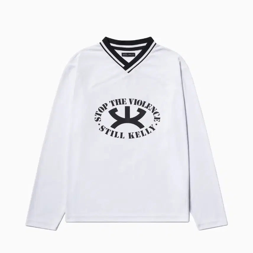 [BUNJANG] Still Kelly Stop The Violence Sports Jersey Top / [M] Still Kelly 스탑더바이올런스 스포츠 저지 탑