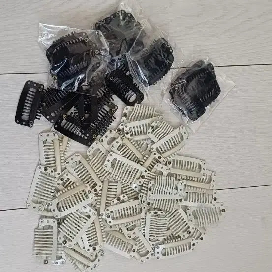 [BUNJANG] Hair Extension Clip 3.2mm 20 Pieces / 똑딱이 헤어 익스텐션 클립 3.2mm 20개