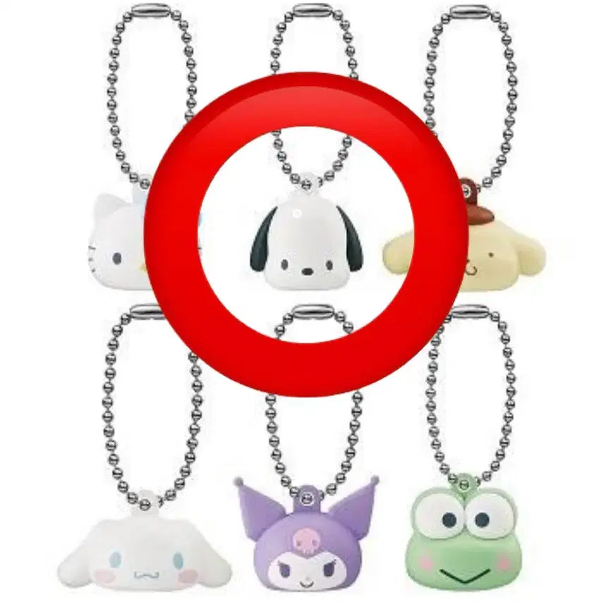 [BUNJANG] Bandai Sanrio Pochacco Lip Balm Cap Gacha / 반다이 산리오 립밥뚜껑가챠
