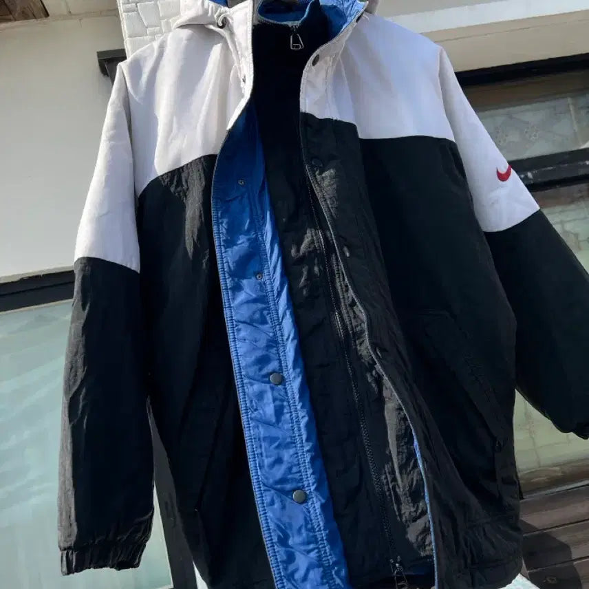 [BUNJANG] Nike 90s Old School Quilted Parka / 90s 나이키 올드스쿨 누빔 파카