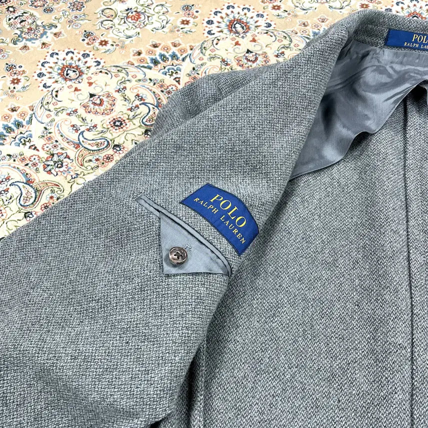 [BUNJANG] Polo Ralph Lauren RL67 Grey Tweed Jacket / [A+등급 95-100] 폴로랄프로렌 그레이 울 트위드 RL67자켓
