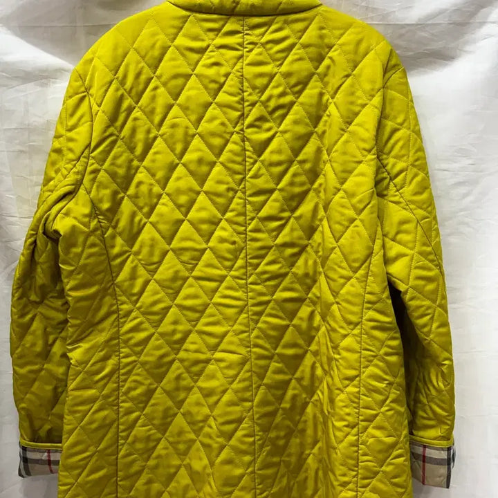 [BUNJANG] Burberry Quilted Jacket Lime Yellow / 버버리 퀼팅 자켓 라임옐로우 66사이즈(정품)