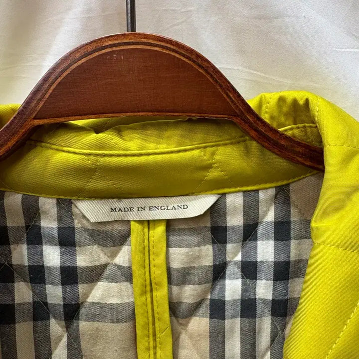 [BUNJANG] Burberry Quilted Jacket Lime Yellow / 버버리 퀼팅 자켓 라임옐로우 66사이즈(정품)