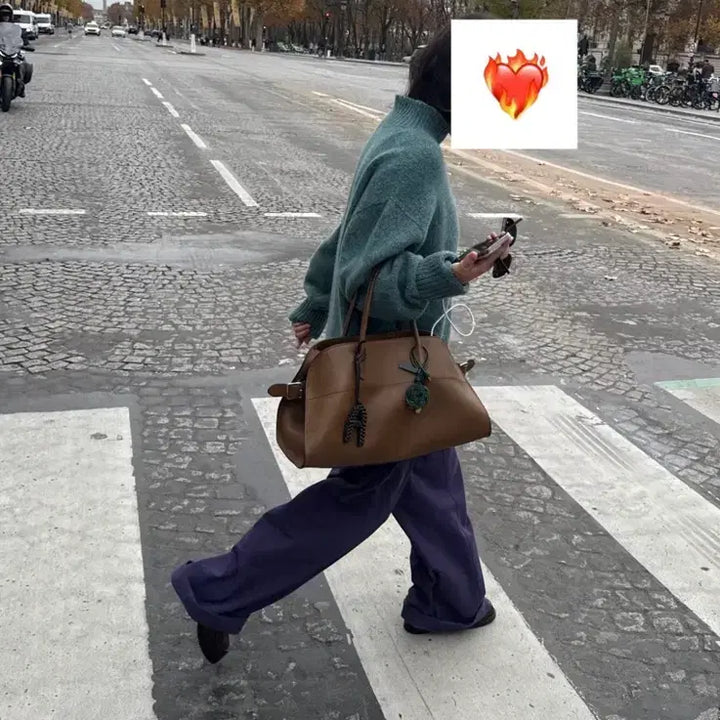 [BUNJANG] Ethos Alpaca Turtleneck Knit Sweater / Ethos 알파카 터틀넥 니트 딥그림