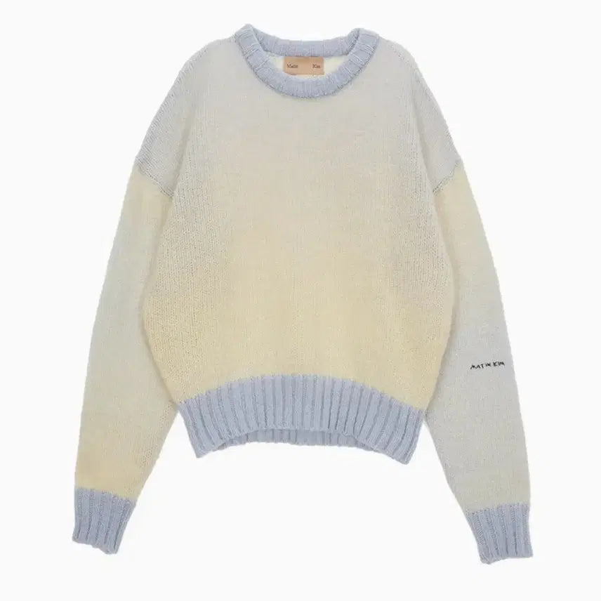 [BUNJANG] Matin Kim Gradient Knit Pullover / 마뗑킴 마뗑 그라데이션 니트 풀오버, 봄에 단품도 예뻐요
