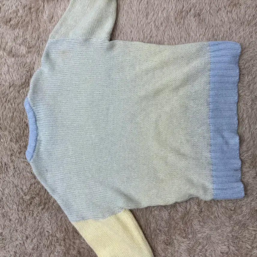 [BUNJANG] Matin Kim Gradient Knit Pullover / 마뗑킴 마뗑 그라데이션 니트 풀오버, 봄에 단품도 예뻐요