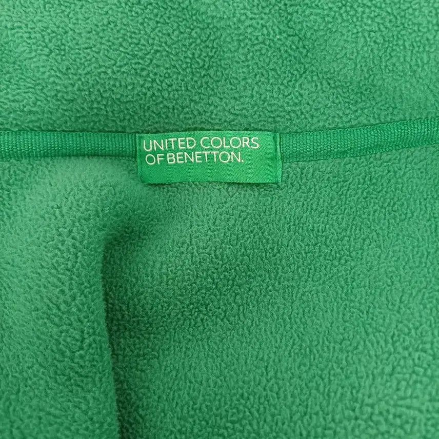[SOLD OUT] 베네통 키즈 플리스 150 (성인여성 44~55 추천 / 켈리그린 배색)