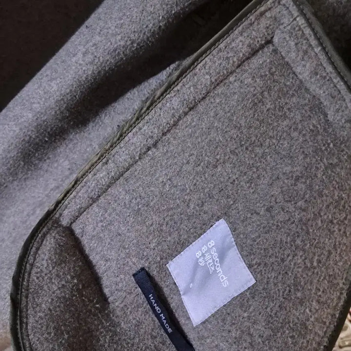 [BUNJANG] Handmade Belted Loose Fit Coat / 카키색코트       핸드메이드코트      벨트코트      루즈핏