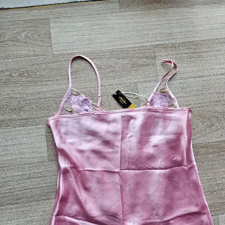 [BUNJANG] Andre Kim Pink Silk Slip / 앙드레김 브랜드 핑크색 슬립 새상품