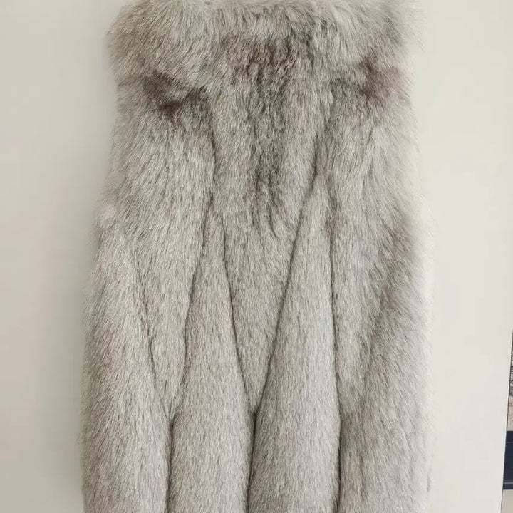 [BUNJANG] Real Fox Fur Vest / 리얼 폭스퍼 베스트