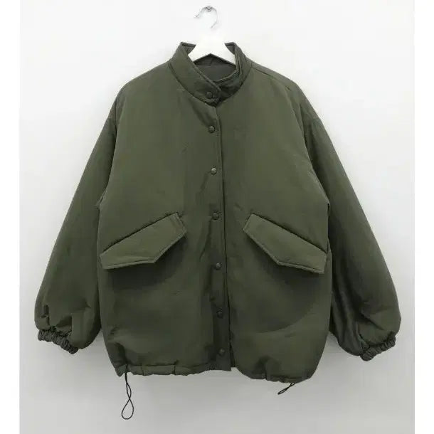 [BUNJANG] Khaki Padded Jacket / 야상 패딩 점퍼 카키