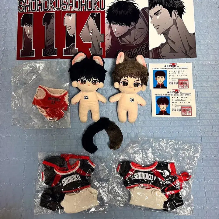 [SOLD OUT] 슬램덩크 정대만 서태웅 10cm 인형(탱댐,때웅이 때마니)북산 져지