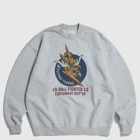 [BUNJANG] Espionage Gray Sweatshirt XL / 에스피오나지 그레이 맨투맨 XL