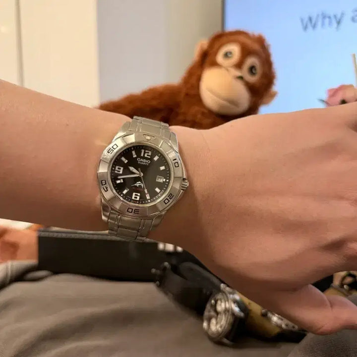 [BUNJANG] Casio MDV-100D Silver Watch / 빈티지 카시오 은새치 MDV-100D 밀리터리/세이코/시티즌/해밀턴