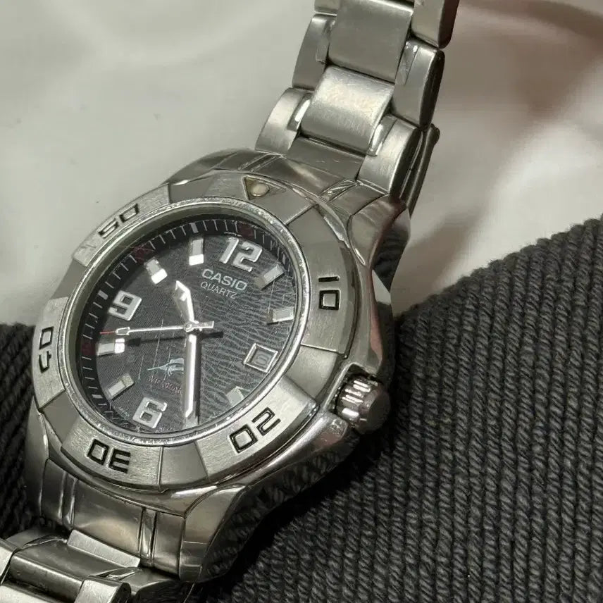 [BUNJANG] Casio MDV-100D Silver Watch / 빈티지 카시오 은새치 MDV-100D 밀리터리/세이코/시티즌/해밀턴