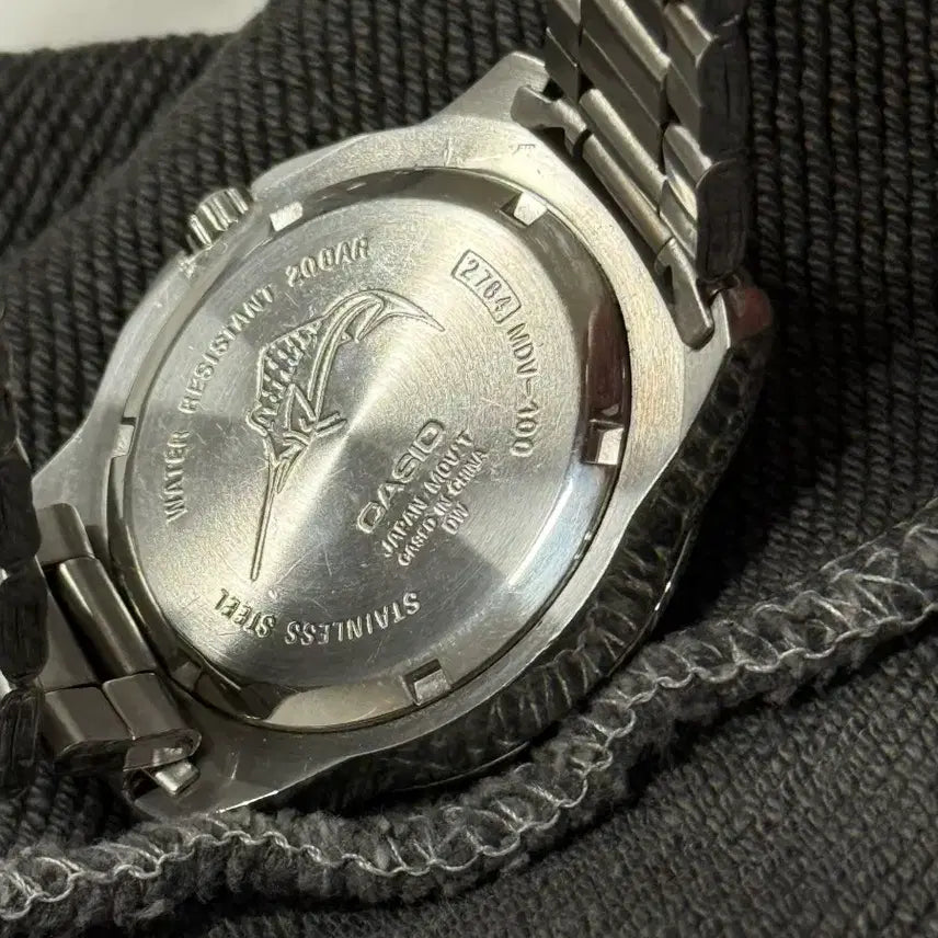 [BUNJANG] Casio MDV-100D Silver Watch / 빈티지 카시오 은새치 MDV-100D 밀리터리/세이코/시티즌/해밀턴