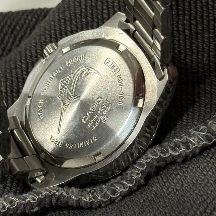 [BUNJANG] Casio MDV-100D Silver Watch / 빈티지 카시오 은새치 MDV-100D 밀리터리/세이코/시티즌/해밀턴