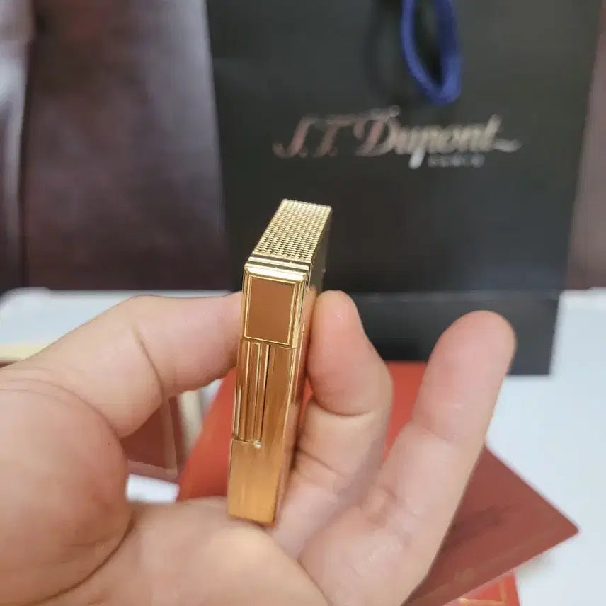 [BUNJANG] Dupont Line 2 Gatsby Gold Lighter / [풀세트] 듀퐁라이터 라인2 ca18260 개츠비 금장 듀퐁 라이타