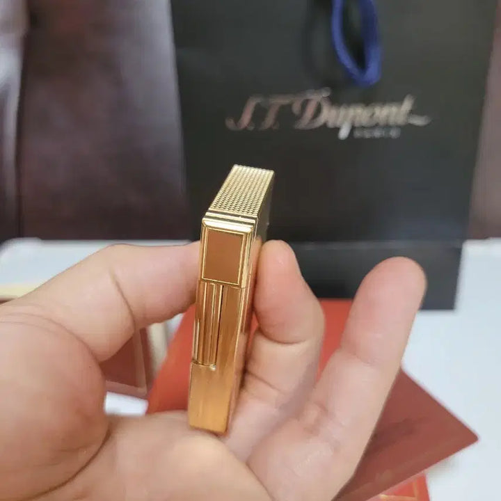 [BUNJANG] Dupont Line 2 Gatsby Gold Lighter / [풀세트] 듀퐁라이터 라인2 ca18260 개츠비 금장 듀퐁 라이타