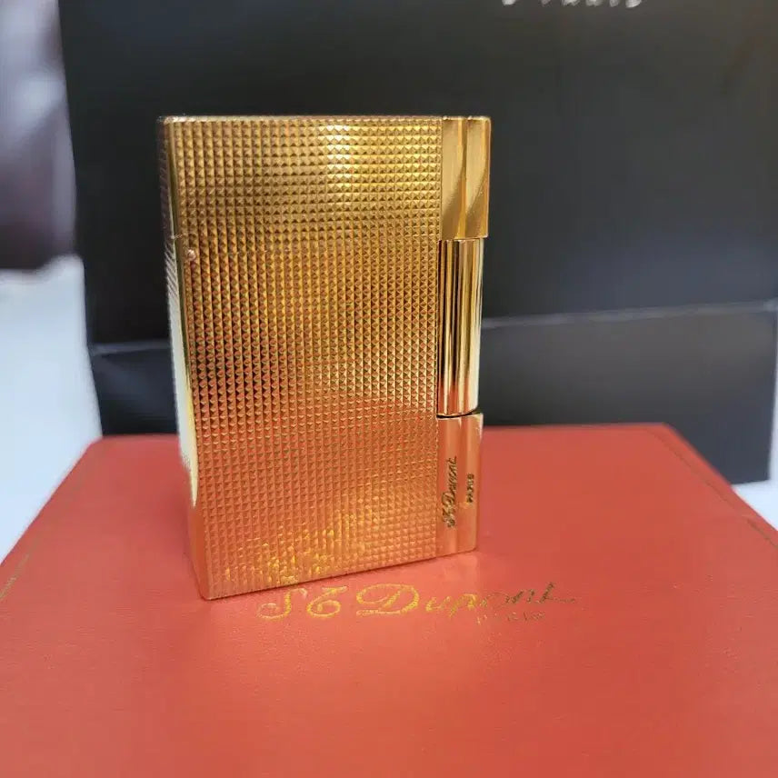 [BUNJANG] Dupont Line 2 Gatsby Gold Lighter / [풀세트] 듀퐁라이터 라인2 ca18260 개츠비 금장 듀퐁 라이타