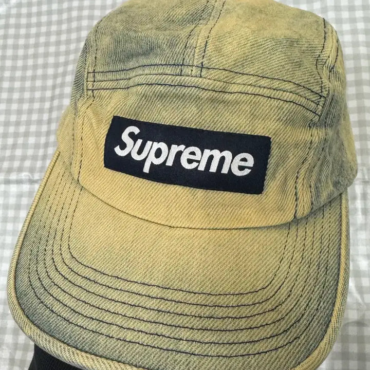 [BUNJANG] Supreme Washed Chino Twill Camp Cap Dirty Indigo / [OS] 슈프림 워시드 치노 트윌 캠프캡 더티 인디고