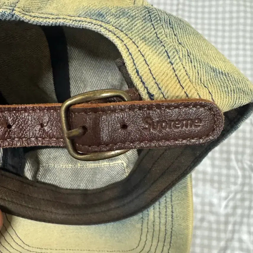 [BUNJANG] Supreme Washed Chino Twill Camp Cap Dirty Indigo / [OS] 슈프림 워시드 치노 트윌 캠프캡 더티 인디고