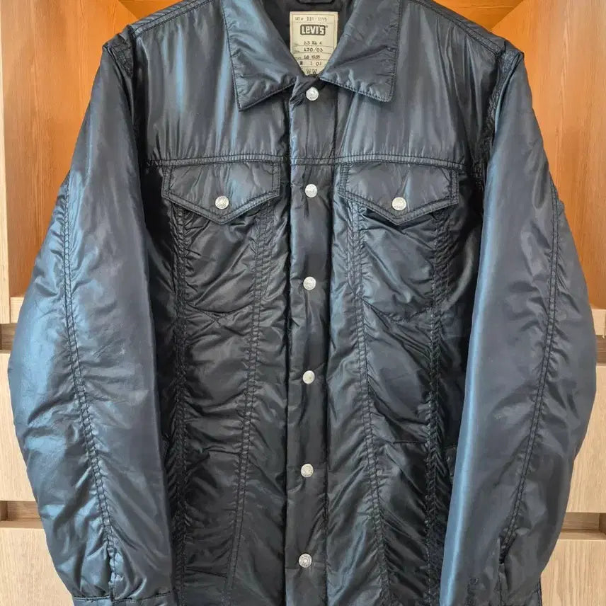 [BUNJANG] Levi's Down Trucker Jacket - Black XL / Levi's Down Trucker Jacket [XL]