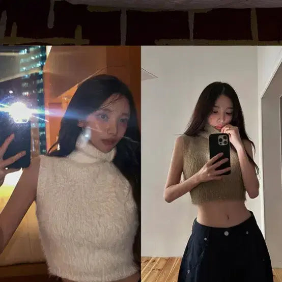 [BUNJANG] Monday Off Angora Short-Sleeve Knit Top / 먼데이오프 앙고라 반팔니트 새상품 화이트