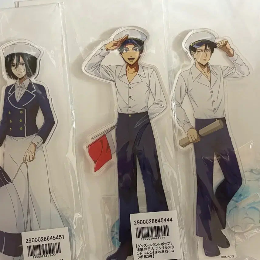 [BUNJANG] Attack on Titan Levi Marine Look Acrylic Stand / 진격거 진격의거인 리바이 마린룩 해군 아크릴스탠드