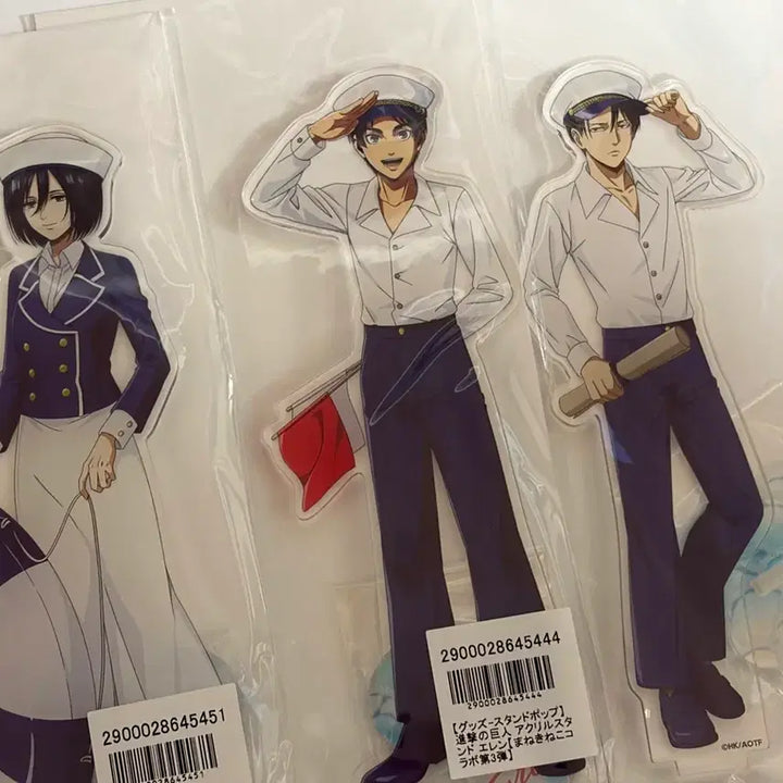 [BUNJANG] Attack on Titan Levi Marine Look Acrylic Stand / 진격거 진격의거인 리바이 마린룩 해군 아크릴스탠드