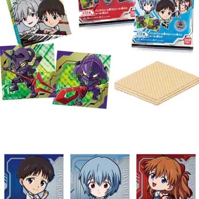 [BUNJANG] Evangelion Wafer Seal Box / 에반게리온 웨하스 씰 1박스 새상품