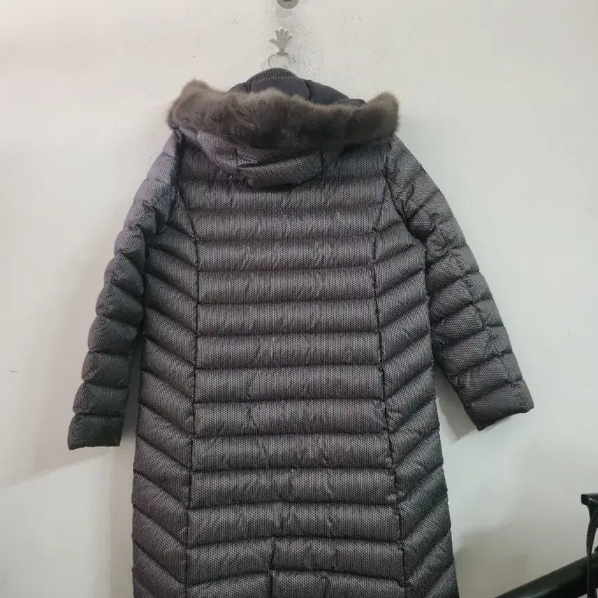 [BUNJANG] Long Goose Down Puffer Coat / 롱 기장 후드 구스퍼 패딩 코트