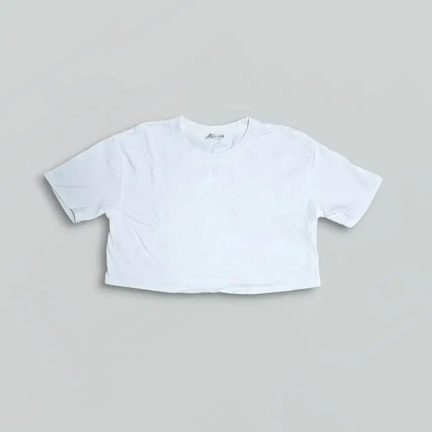 [BUNJANG] ZARA Cotton Crop T-Shirt / 세제품 | 자라 코튼100 크롭 티셔츠