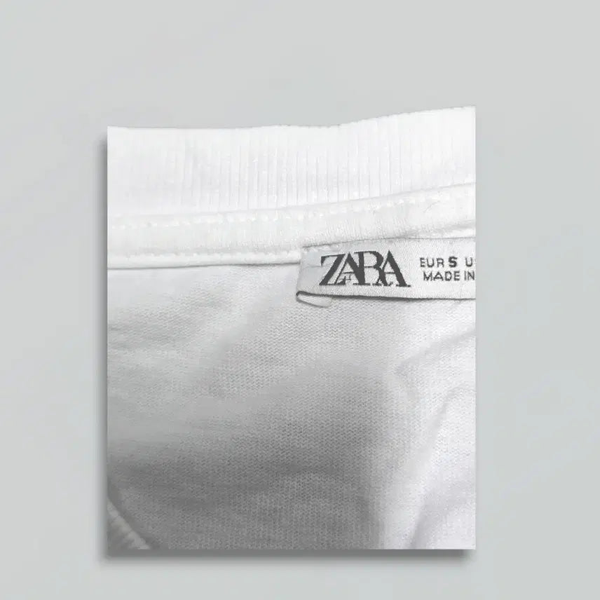 [BUNJANG] ZARA Cotton Crop T-Shirt / 세제품 | 자라 코튼100 크롭 티셔츠