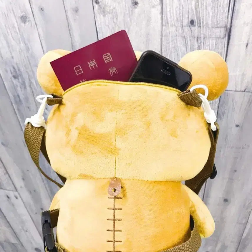 [BUNJANG] Rilakkuma 40cm Carry-on Shoulder Bag / 리락쿠마 캐리온 숄더백 40cm 인형 가방