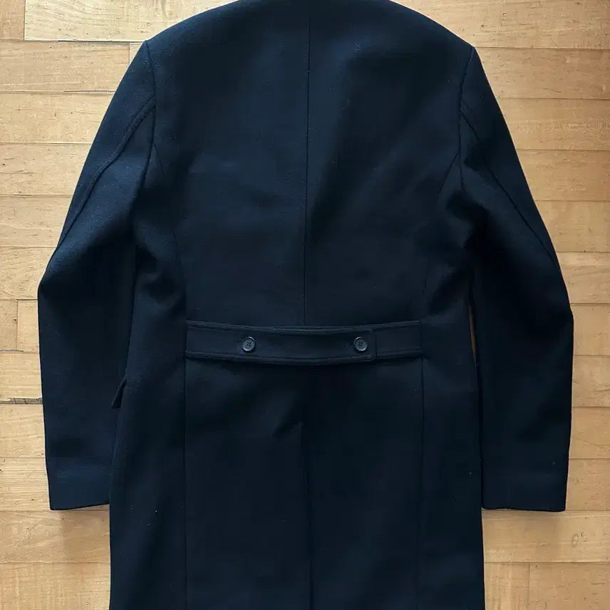 [BUNJANG] The Kooples Leather Detail Coat / 레더 디테일 코트