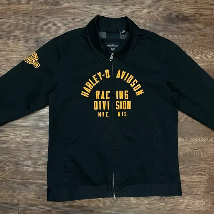 [BUNJANG] Harley-Davidson Two-Way Racing Jacket / 할리데이비슨 투웨이 레이싱 자켓 블랙