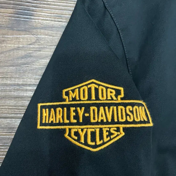 [BUNJANG] Harley-Davidson Two-Way Racing Jacket / 할리데이비슨 투웨이 레이싱 자켓 블랙