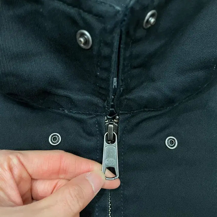 [BUNJANG] Harley-Davidson Two-Way Racing Jacket / 할리데이비슨 투웨이 레이싱 자켓 블랙