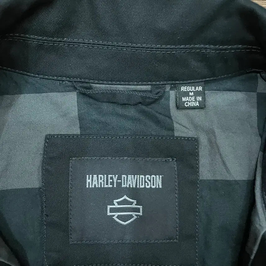 [BUNJANG] Harley-Davidson Two-Way Racing Jacket / 할리데이비슨 투웨이 레이싱 자켓 블랙
