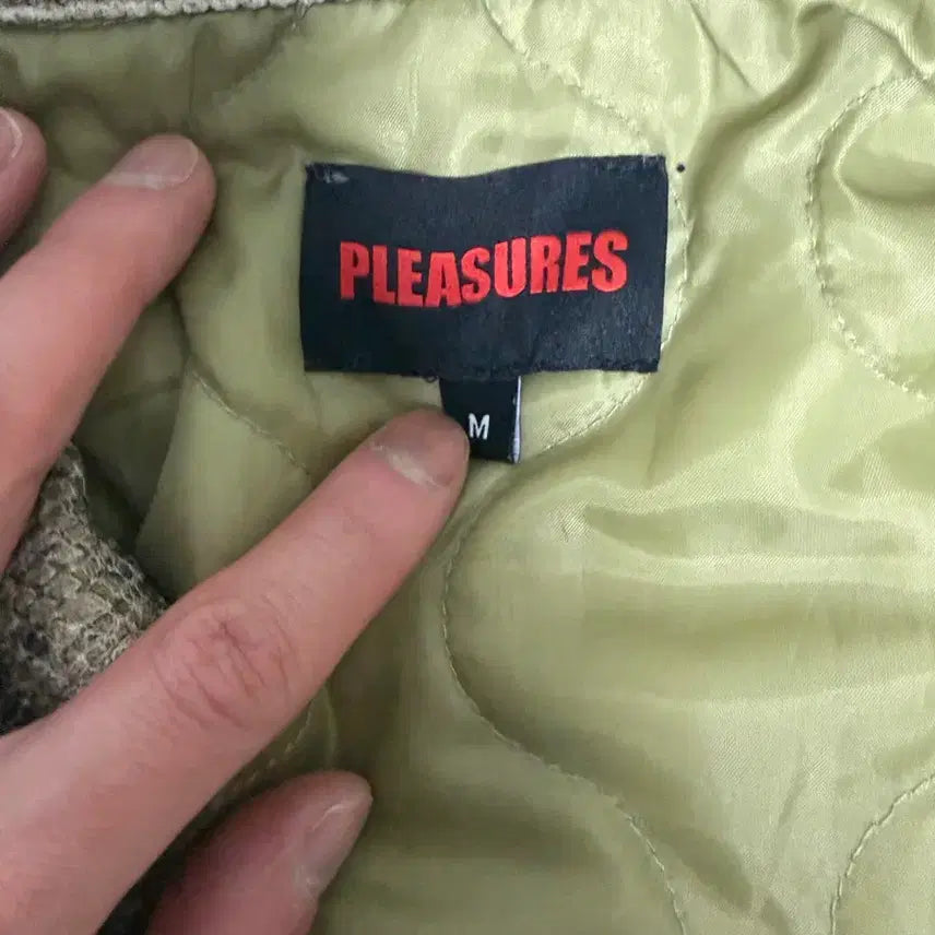 [BUNJANG] P1Harmony Bomber Jacket / 플레져스 뱀피 봄버자켓 m