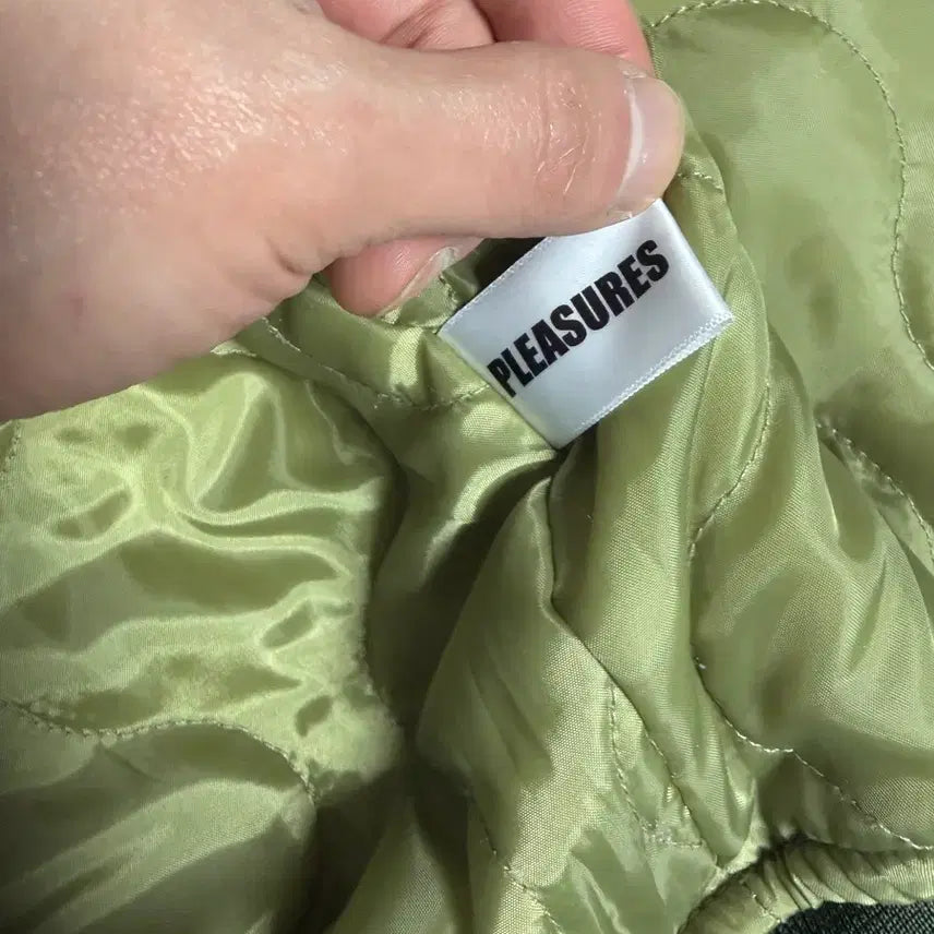 [BUNJANG] P1Harmony Bomber Jacket / 플레져스 뱀피 봄버자켓 m