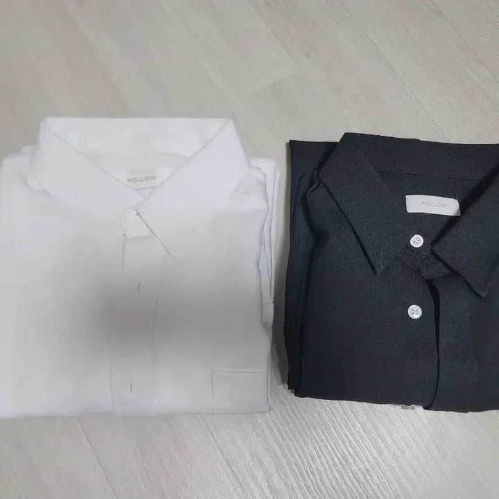 [SOLD OUT] 오버핏 반팔 셔츠 블랙/화이트 (free 사이즈)