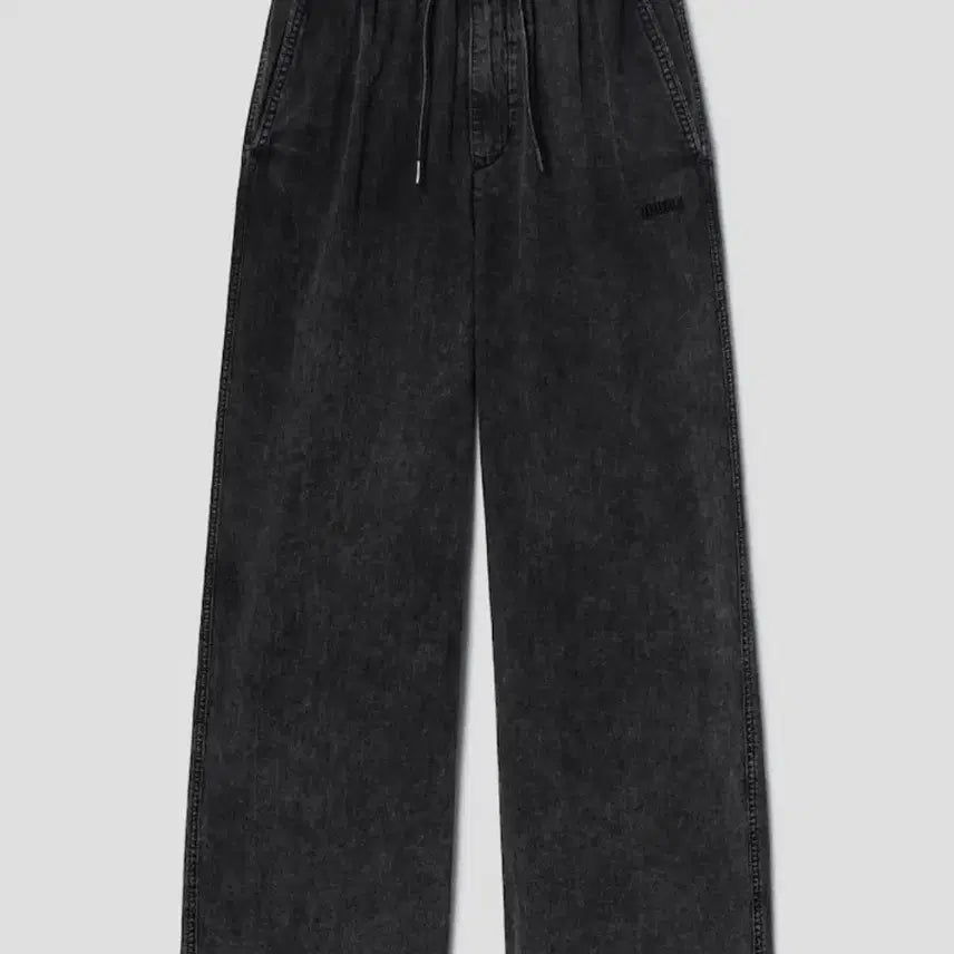 [BUNJANG] JunJ 26ss Black Turkish Denim Drawstring Pants 46 / 준지 26ss 블랙 터키 데님 드로우 스트링 팬츠 46