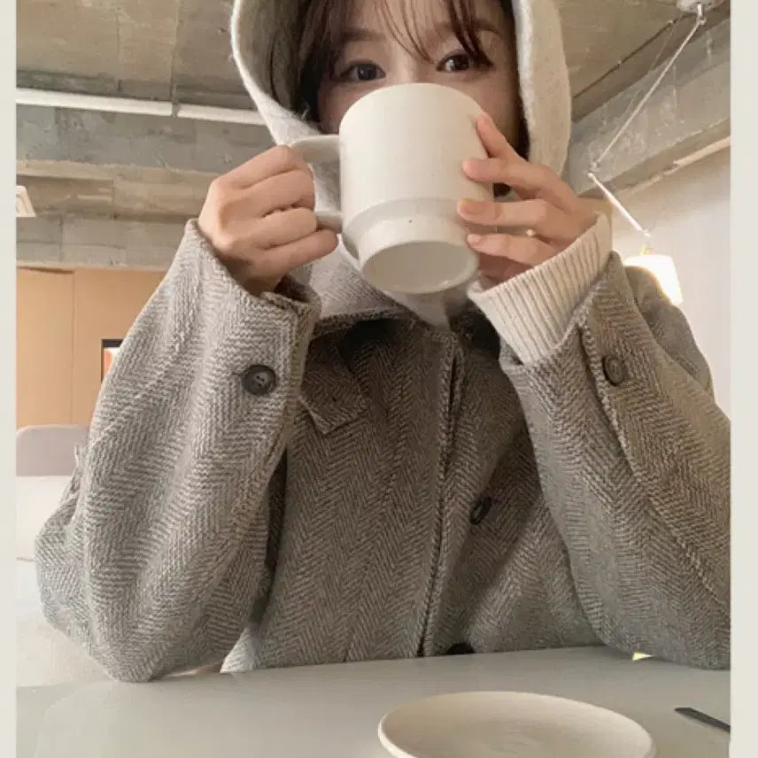 [BUNJANG] Slow and [Winter's] Thick Knitted Muffler / [슬로우앤드] 윈터즈 폭닥 도톰머플러 (솔트 베이지)