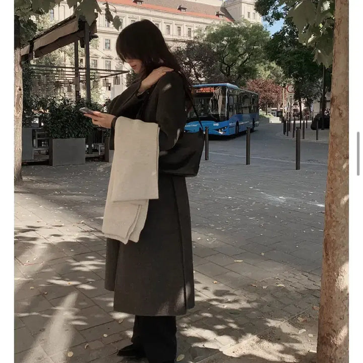 [BUNJANG] Slow and [Winter's] Thick Knitted Muffler / [슬로우앤드] 윈터즈 폭닥 도톰머플러 (솔트 베이지)