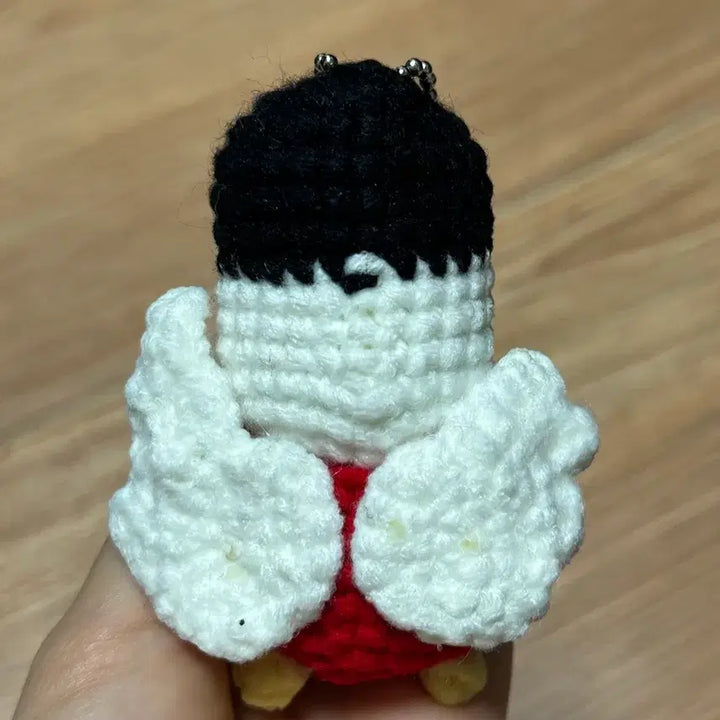 [BUNJANG] Ddolbyeong Knitted Doll Keychain / 똘병이 뜨개인형