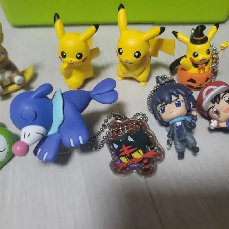 [BUNJANG] Pokemon &amp; Minecraft Figure &amp; Keyring Bundle Set / 포켓몬, 마인크래프트 피규어 및 키링 일괄 판매합니다
