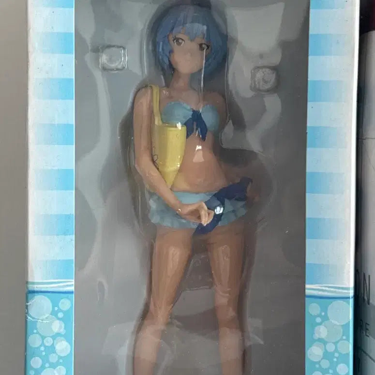 [BUNJANG] Evangelion Rei HG Bikini Swimsuit Figure / 에반게리온 레이 hg 육성계획 고전 비키니 수영복 피규어