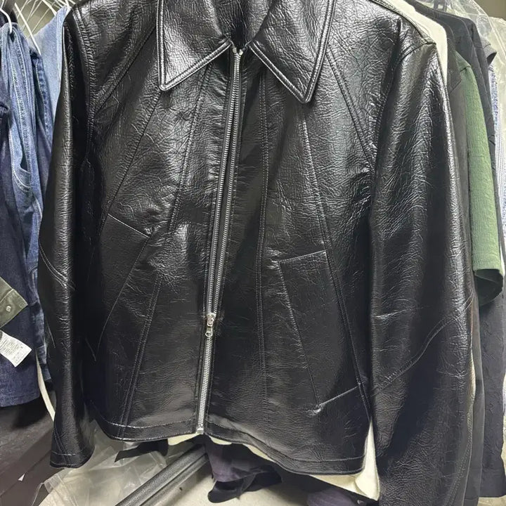 [BUNJANG] Sefr Faux Leather Jacket (Size M) / Sefr 페이크레더자켓 m